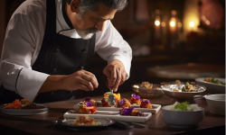 chef is preparing food